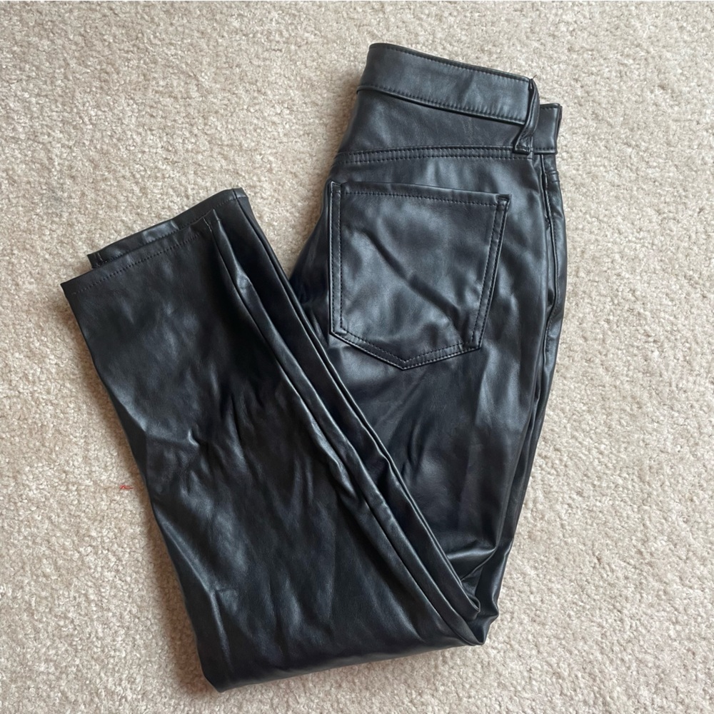 Old Navy Faux Leather Straight Pants